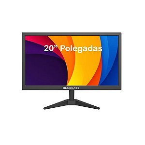 Monitor de 20" Bluecase HD 1600x900 75hz Vga/Hdmi Vesa Preto - BM20X3HVW