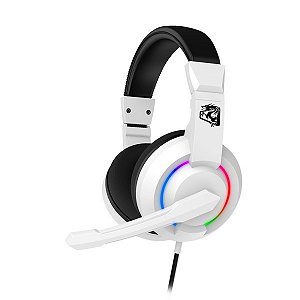 Fone de Ouvido Headset Gamer ELG Alcor Multi Plataforma Branco LED Rainbow - HGAL
