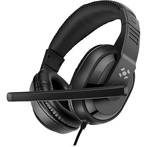 Fone Headset Gamer Fortrek Ranger P3 Preto + Adaptador P2