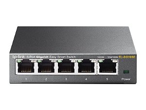 Switch Gigabit 05 Portas RJ45 (10/100/1000Mbps) Gerenciavel TP-Link TL-SG105E