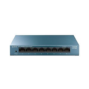 Switch Gigabit de Mesa 08 Portas (100/1000Mbps) TP-Link LS108G