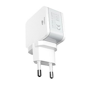 Carregador Universal AC/USB UC-215WH C3Tech