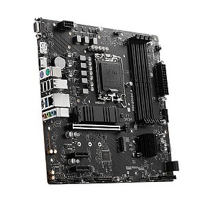 Placa Mae Intel LGA1700 - MSI Pro B760M-P, DDR5, M.2, Hdmi, DP, Vga