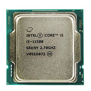 Processador Intel Core i5-11500 LGA1200 2.70Ghz (4.60Ghz) 12M 11ªG OEM - BX8070811500
