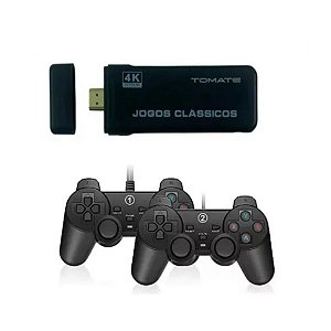 VideoGame Retro 2 Controles Com Fio Tomate 3.550 + JOGOS (PS1-32) MAY-008