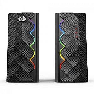CAIXA DE SOM GAMER REDRAGON CIPHER RGB PRETO