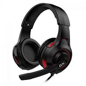 Fone Headset Gamer Genius HS-G600V Vibration Preto - Plug USB + 2x3.5mm