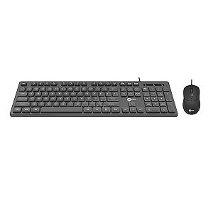 Kit Teclado e Mouse USB CM102 Lecoo