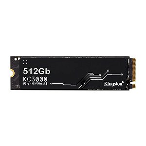 HD SSD 512GB M2 Nvme 2022 L.7000Mbs G.3900Mbs Kingston KC3000 - Pn: SKC3000S/512G