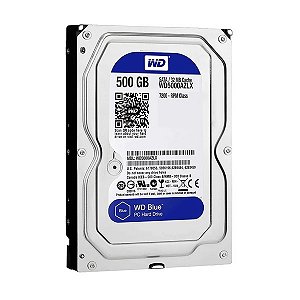 HD Sata 3,5" 500GB Western Digital 7200Rpm - WD500AZLX