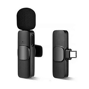 Microfone de lapela Bluetooth USB-C com 1 Microfone Flex Gold TC-F2