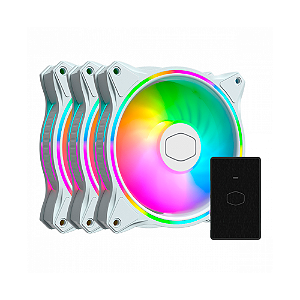 Kit Com 3 Fans Cooler Master Halo Mf120 120mm Branco Argb