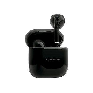 Fone de Ouvido Bluetooth 5.1 EP-TWS-21BK Preto C3Tech