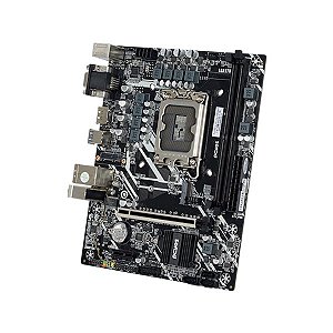 Placa Mae Intel LGA1700 - PcYes H610, DDR4, M.2, HDMI, DP, VGA