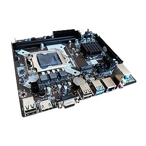Placa Mae Intel LGA1150 - Bluecase/FNX H81, DDR3, M.2, Hdmi, Vga, GigaLan
