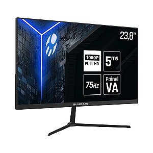 Monitor de 23.8" Gamer Bluecase Full HD (1920x1080) 75Hz Vga/Hdmi - BM24FFH1GW