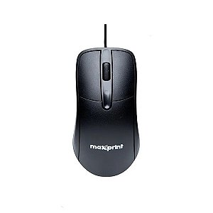 Mouse USB Maxprint OfficeEasy Preto 1200dpi - 60000154