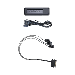 Controladora Lian Li L-Wireless de RGB Adaptador USB Preto
