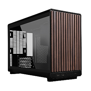 Gabinete Lian Li A3 Micro ATX Wood Edition Lateral Vidro Preto