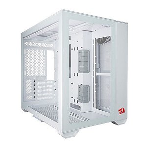 Gabinete Gamer Lian Li O11 Dynamic Mini Redragon Spec Branco O11DMINI-RD-W-WHITE