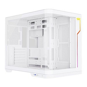 Gabinete Gamer Redragon Wideload Extreme Lateral de Vidro curvado Branco CA-605W