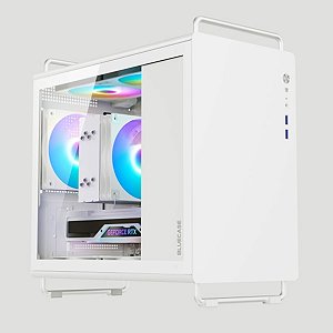 Gabinete Gamer BG-056 Tiny Pro Branco Bluecase - 5X FAN ARGB
