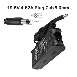 Fonte para Notebook 19.5V 4.62A Plug 7.4x5.0mm - Dell
