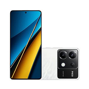 Celular Smartphone Xiaomi Poco X6 Pro 12GB RAM + 512GB Dual Sim 5G Tela 6.67" Câmeras 108MP Cinza