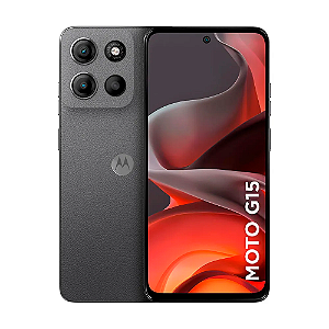 Celular Smartphone Motorola G15 4GB RAM + 8GB Boost 256Gb 6,7" Dual Sim 4G Grafite