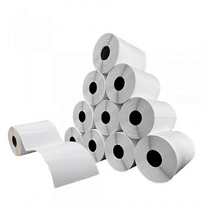 Cx 10 Un Rolos Etiqueta 104X330mm Térmica Adesiva