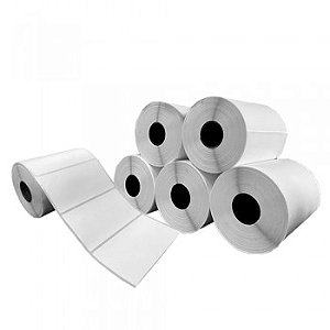 Cx 5 Un Rolos Etiqueta 100X50mm Térmica Adesiva