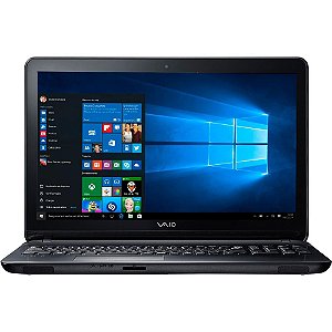 Compramos Notebook Vaio Fit 15F VJF153B0111B Intel Core i3 4GB 1TB Tela LED 15,6" Windows 10 - Preto, pagamos avista hoje mesmo!