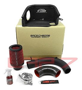 Kit Intake Filtro De Ar Vw Jetta 1.4 Tsi 2015 A 2018 RCI090 - Filtro Vermelho