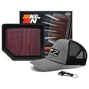 Filtro De Ar Esportivo K&n Honda New Civic 1.8 2006 A 2012 (geração 8) Kn 33-2342