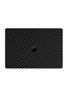 Skin Premium fibra de carbono preto para macbook pro 16 M1/M2/M3/M4