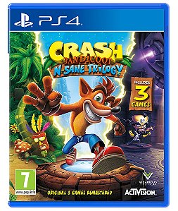 Jogo Crash Bandicoot N Sane Trilogy - PS4