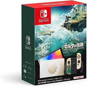 Console Nintendo Switch Oled - Ed Especial Zelda Tears Of The Kingdom - Seminovo - Switch
