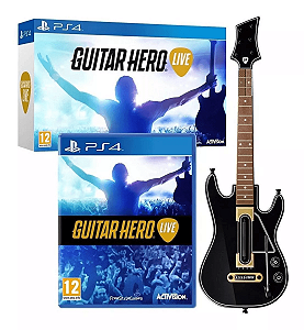 Guitar Hero Bundle Live Guitarra + Jogo (Seminovo) - PS4