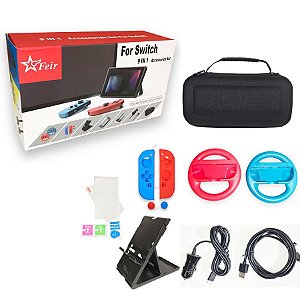 Kit Acessório Nintendo Switch 9 Em 1 - Switch