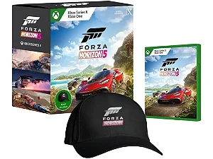 Jogo Forza Horizon 5 + Boné (Seminovo) - Xbox One e Xbox Series X