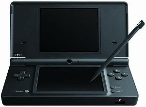 Console Nintendo DSi Preto (Seminovo) + Cartão R4 (Com vários jogos) - Nintendo DS
