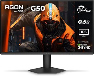 Monitor Gamer AOC AGON 24" 144Hz | 24G50F, G50, IPS, HDR10, G-SYNC, 0,5ms