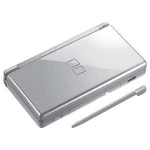 Console Nintendo DS Lite Cinza Metálico Metallic Silver Gray - Seminovo