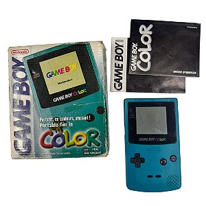 Console Game Boy Color Azul Petróleo (Seminovo) - Nintendo