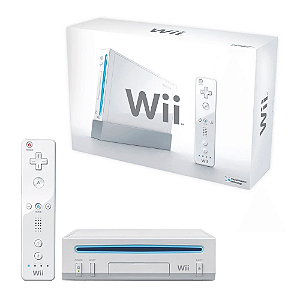 Console Nintendo Wii Branco Destravado Com mais de 30 Jogos Na Caixa - Seminovo