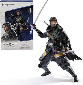 Boneco Action Figure Ghost of Tsushima, 6” Jin Sakai Samurai