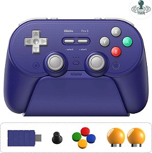 Controle 8BitDo Pro 3 Bluetooth Sem Fio Controller para Switch / Switch 2 / Windows / Mac