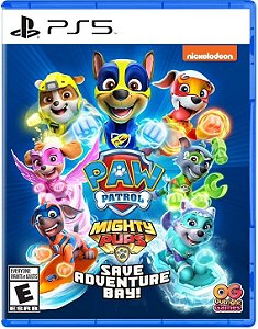Jogo Patrulha Canina Paw Patrol Mighty Pups Save Adventure Bay (Seminovo) - PS5
