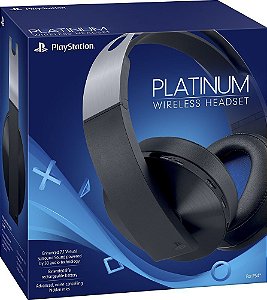Headset Fone Playstation 4 Stereo Platinum 7.1 Wireless 3D - Ps4