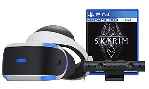 PlayStation VR Bundle (Modelo Novo) Com Camera + Jogo Skyrim - CUH-ZVR2 (Seminovo) - Sony
